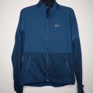 REI Co-op Women’s Hybrid Insulated Fleece Jacket – Blue, Size Small
